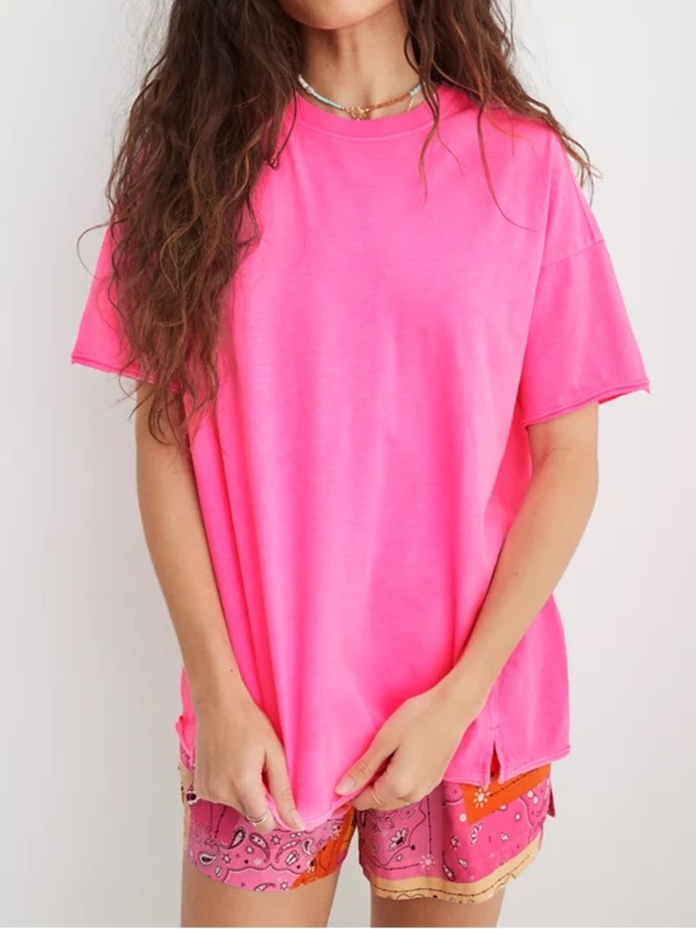 Aerie Crewneck Oversized Boyfriend T-Shirt